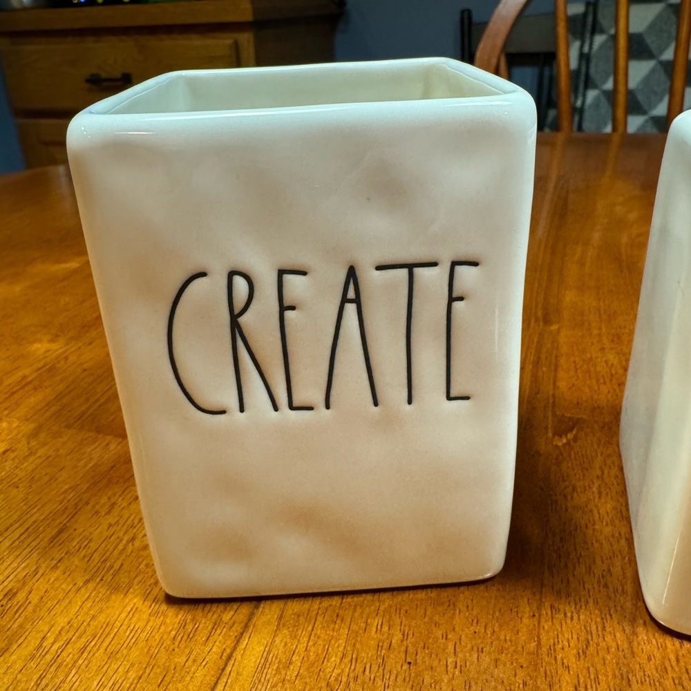 Rae Dunn Canister/Organizer Pieces 
❤️🧡💛💚🩵💜 - Picture 2 of 4